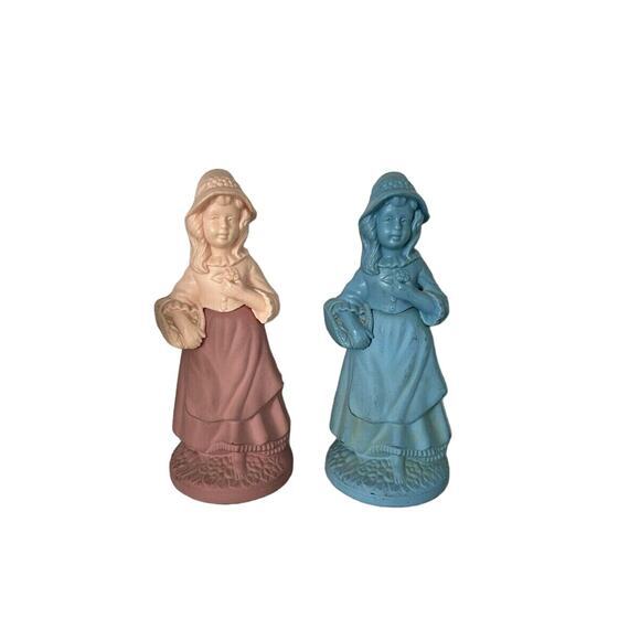 AVON Vintage Cologne Perfume Bottles Pink Blue Little Girl Blue Pretty Girl Pink - Picture 1 of 4